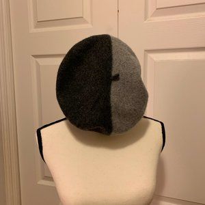 NWT Hat Attack Black and Grey Beret
